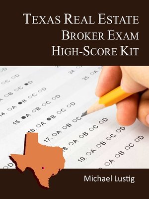 cover image of Texas Real Estate Broker Exam High-Score Kit
